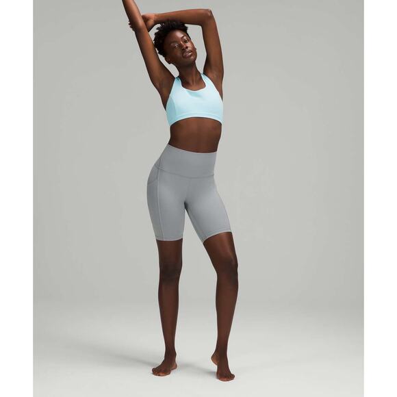 Lululemon Align High Rise Short with Pockets 8" Size 0 EUC Grey - Picture 2 of 7